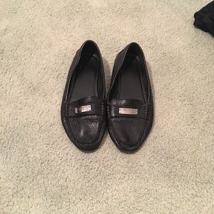 Coach Black Leather Loafers